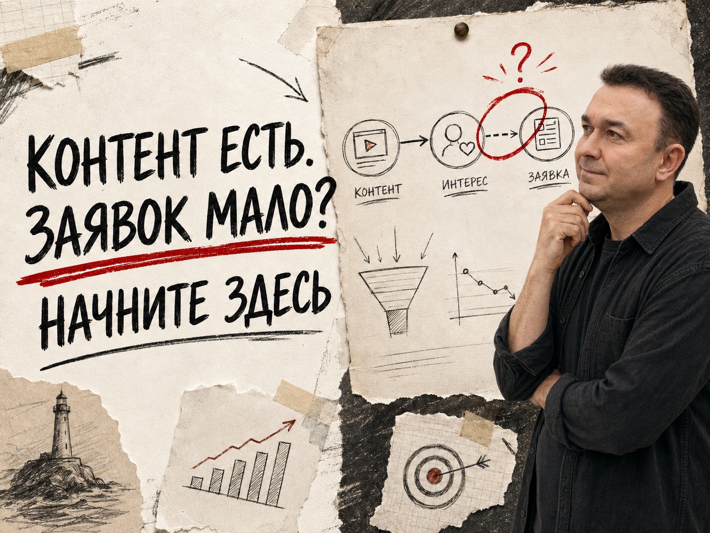 Сергей Румянцев разбирает маршрут клиента