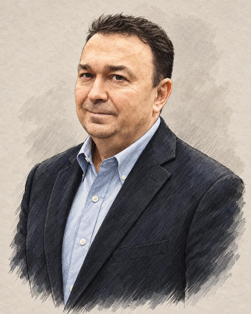 Сергей Румянцев — автор системы АНТИСБОЙ. Иллюстрированный портрет